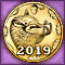 Золотая монета «2019»